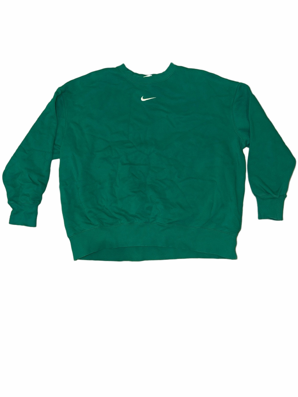 Nike Green Oversized Crew Neck Sweater Size XL